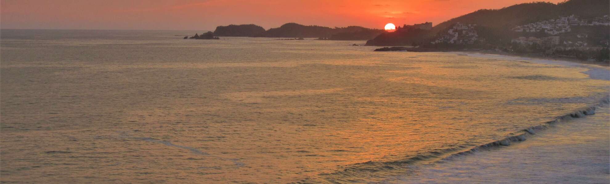 Ixtapa Bay at Sunset